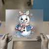 Cute Snowman with Scarf DTF Transfer | Ready to Press | Winter Heat Transfer