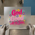 God Is Good All The Time | DTF Transfer Ready to Press | Retro Floral Heat Transfer
