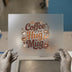 Coffee is a Hug in a Mug | DTF Transfer Ready to Press | Cozy Heat Transfer